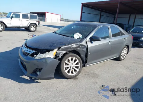 2012 Toyota Camry Hybrid Xle z USA, uszkodzony, nr VIN 4T1BD1FK7CU037020